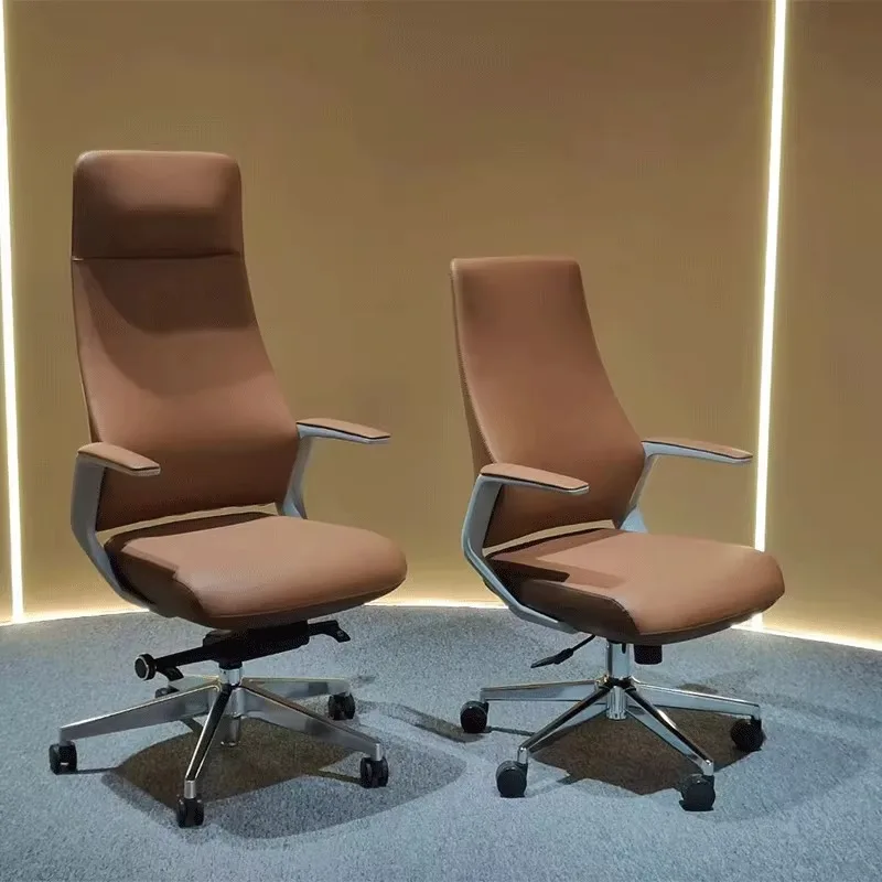 Soft Armrest Office Chair Wheels Vintage Support Comfortable Cheap Office Chair Swivel Relaxing Silla De Escritorio Furniture