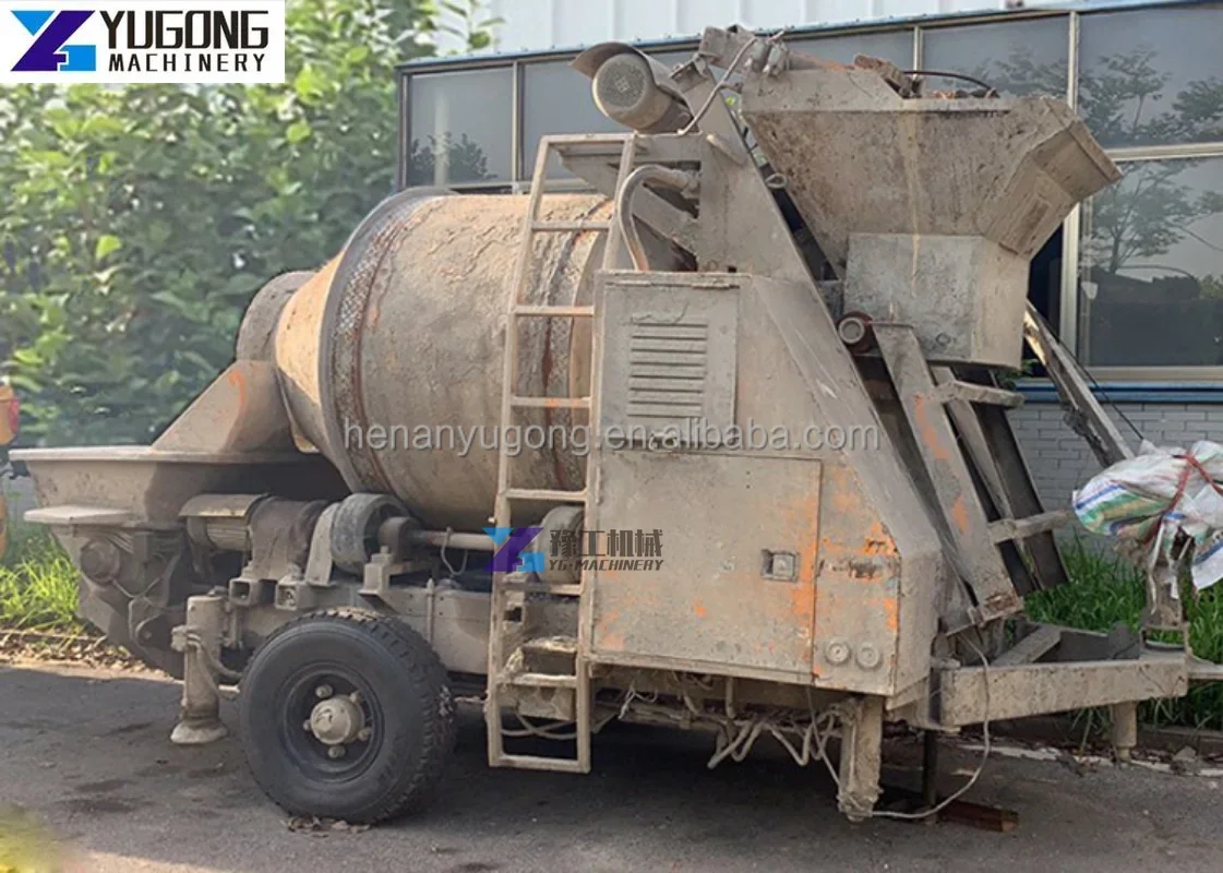 High Quality Concrete Mixer with Concrete Pump Trucks Hydraulic Pump with Trailer Self Loading Concrete Pumping Machine