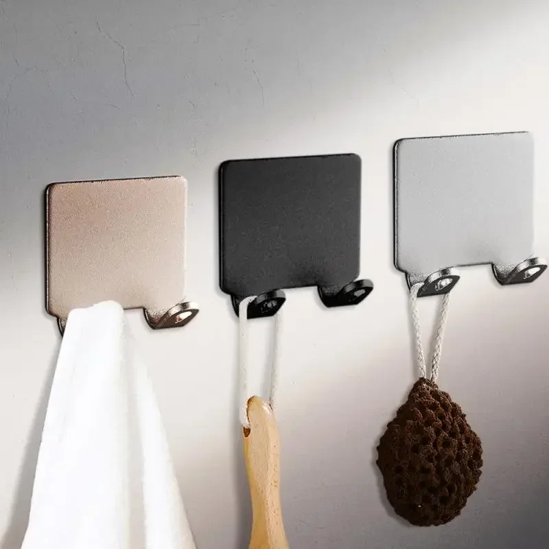 Waterproof Sticky Wall Hook Stainless Steel Razor Holder Kitchen Bathroom Hanging Rack