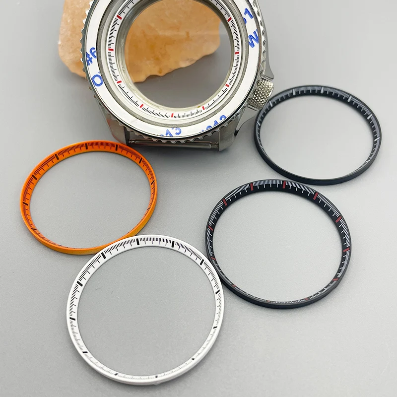 

30.5mm Classic SKX007 Watch Chapter Ring Fits for SKX009 SRPD NH35 NH36 Watch Cases Plasticsr Inner Ring Refit Parts