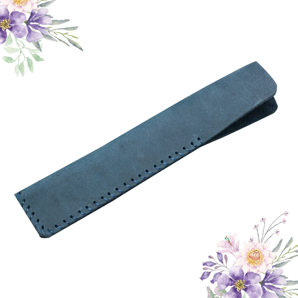 

Pen Cover Blue Bag Protective Hand Made Anniversary Gift Pens Pouch