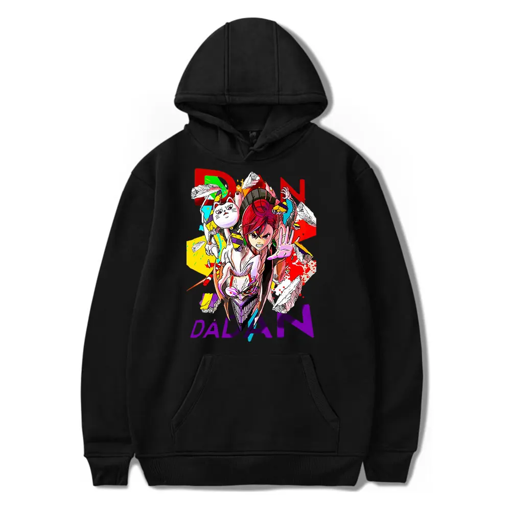 

Dandadan Vintage 90s Hoodie Men and Women Hip-hop Sports Harajuku Pullover Sweatshirt Spring Sweatshirt