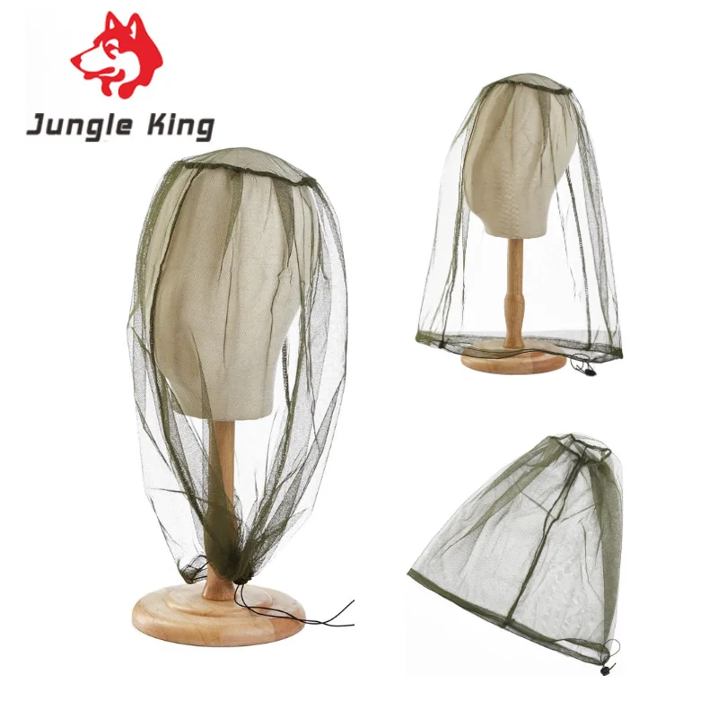 

JUNGLEKING CY06 Outdoor Mosquito Head Net Hat Fishing Cap Midge Mosquito Insect Hat Fishing Hat Bug Mesh Face Travel Camping Cap