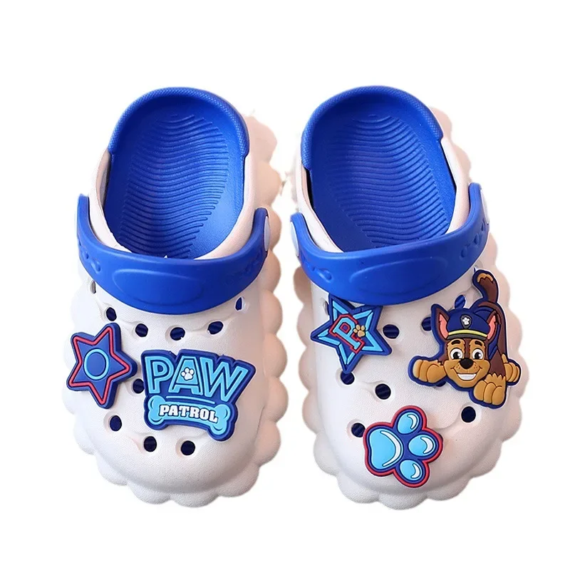 Paw Patrols Cartoon Sandals Children Creative Comfortable Slippers  New Summer Lovely Outdoor Hole Shoes Non-slip Soft Kids Gift