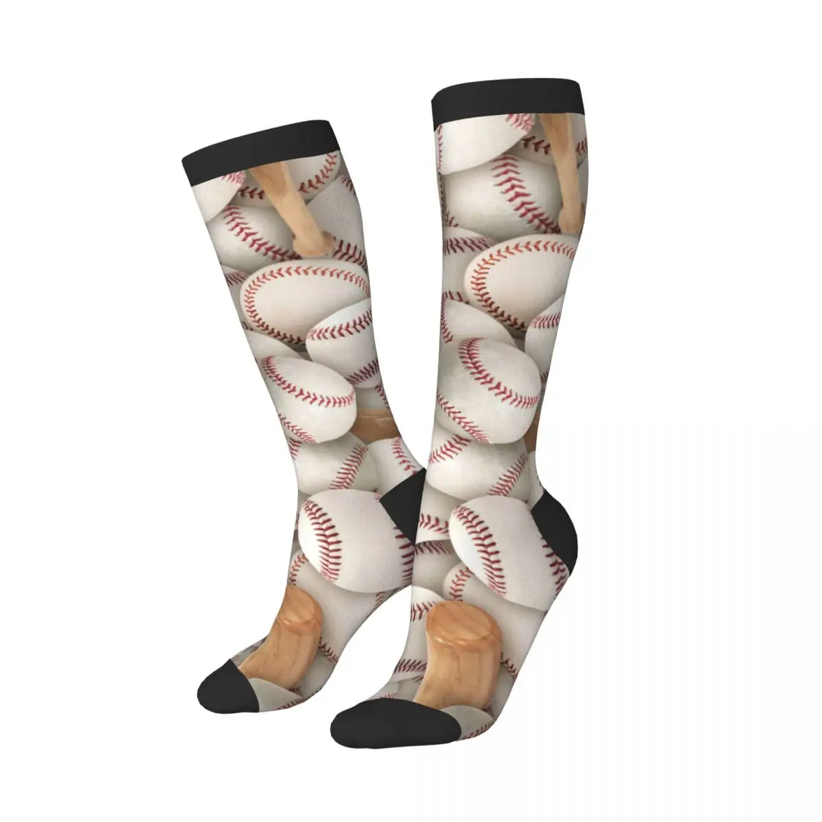 Unisex Socks Autumn Winter Baseballs Softball Sports Long Socks Business Casual Harajuku Streetwear Sports Socks Sox