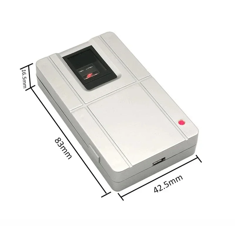 Leitor biométrico de impressão digital, scanner de controle de acesso, suporte para windows, android, ios, sistema linux, micro usb, sensor de impressão digital