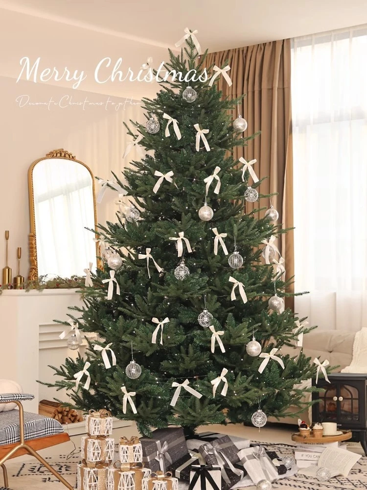 2.1m/2.4m Artificial Christmas Tree Realistic Branch Tip Green Christmas Tree Scene Decoration