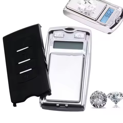 200g 0.01g Mini Electronic Digital Pocket Scale High Precision Portable Car Key Shape Jewelry Scales Palm Scale with Lcd Display
