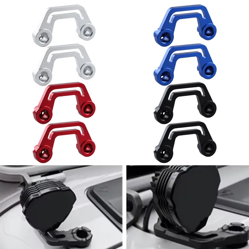 1 Pair Aluminum Light Mounting Brackets for 2018-2022 Jeep Wrangler JLU/JL 2020 2021 2022 Gladiator JT A-Pillar Windshield