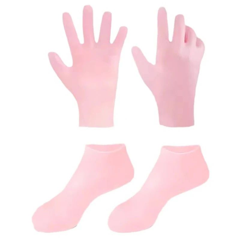 

Silicone Socks Moisturizing Gel Socks Exfoliating And Preventing Dryness Spa Hand Foot Care Tool Dead Skin Remove Protector