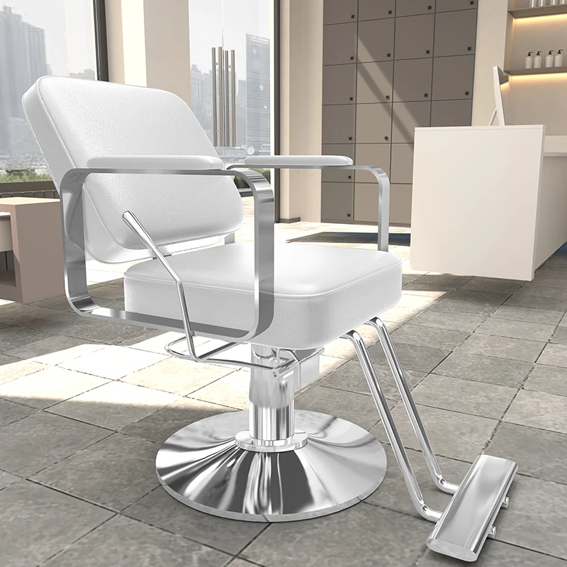 Designers Barbershop Barber Chairs Modern Hair Artist Speciality Perm Barber Chairs Comfort Luxury Salon Furniture Cadeira FYBC