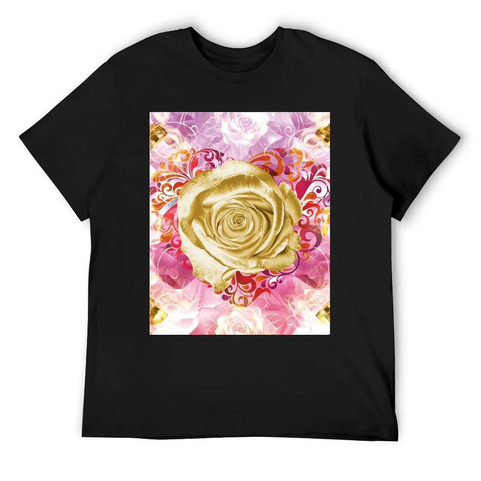 Mary Magdalene Celestial Rose T-Shirt anime stuff plus size clothes summer clothes heavyweight t shirts for men