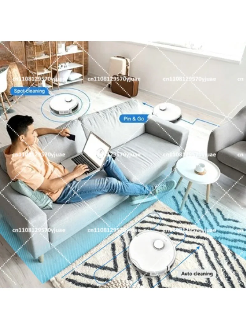 Smart Self-Cleaning Robot Vacuum with Mopping, Obstacle Avoidance, Suction, and Water Sweeping