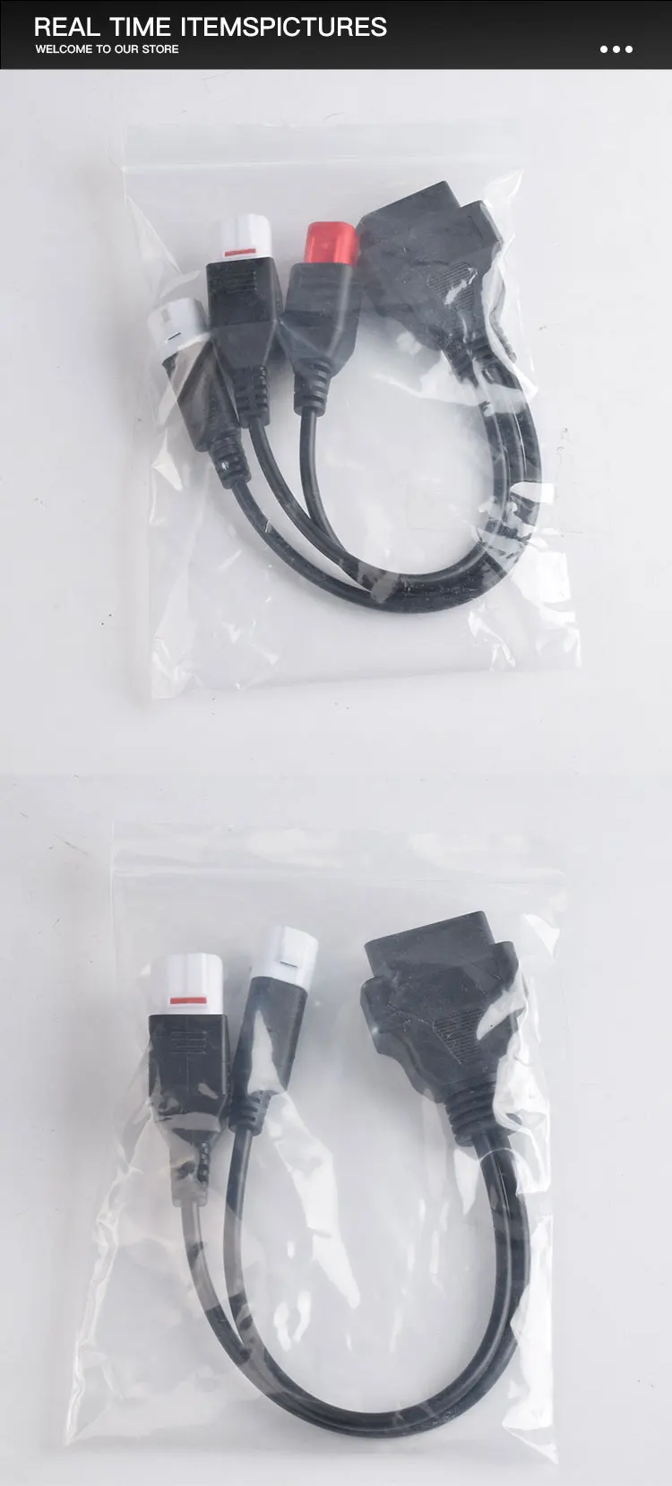 For Yamaha 3/4 /6 Pin To OBD2 Connector Motorbike OBDII Diagnostic Cable OBD Fault Code Reader Adaptor Extension Cable
