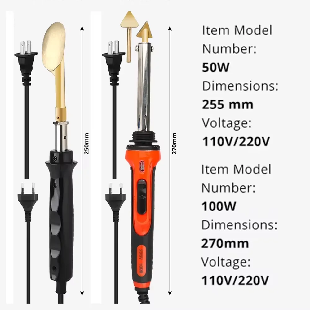 Car Bumper Repair Soldering Iron Plastic Welding Kit Leather Ironing Tool Smoothing Tool Belt PP Stick Plastic Repair 110/220V
