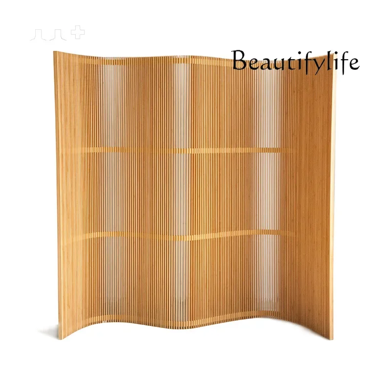 

O Разнообразие бамбуковой перегородки для гостиной, простая современная входная офисная складная китайская занавеска для экрана