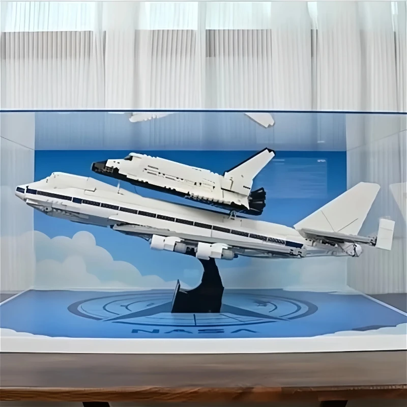 

2025 NEW Shuttle Carrier Aircraft Model Building Block Airplane Set Assembly Kids Christmas Birthday Gifts