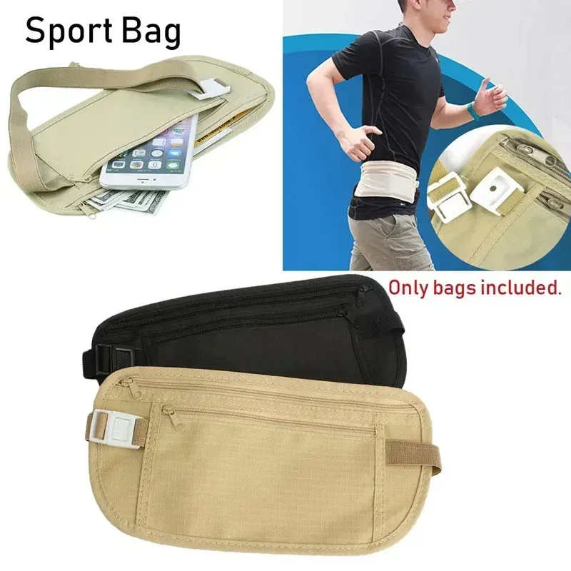 Travel Waist Packs Pouch For Passport Money Belt Bag Hidden Security Wallet Gift Travel Bag Chest Pack Money Waist Bag