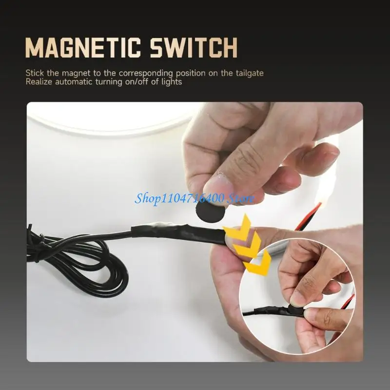 

y1gd Colorful Welcome Light Lamp For Trunk Automatic On Easy Installation