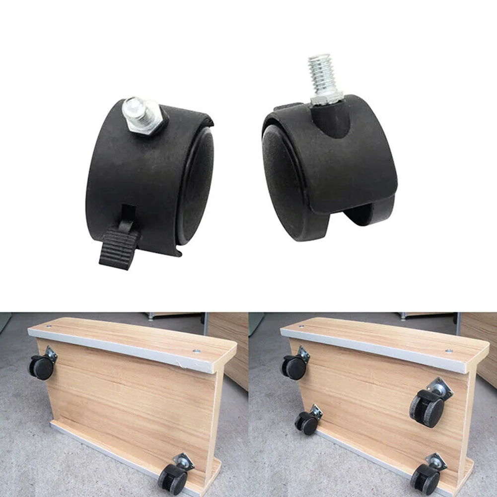 Furniture Caster Chair Swivel Caster Wheel Computer Chair Roller Furniture Replacement Wheels Platform Trolley Pulley