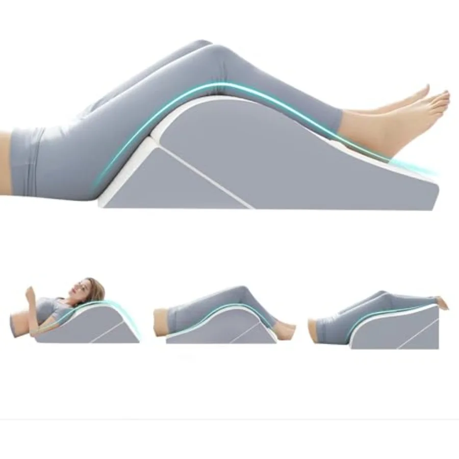 

2PCS Leg Elevation Wedge Pillows for Sleeping Leg Wedge Pillow After Knee Replacement Post Surgery Leg Wedges for Elevation for
