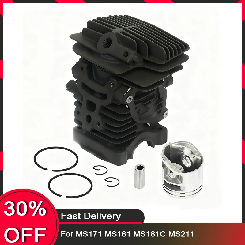 

38MM Cylinder Piston Kit Compatible With MS171 MS181 MS181C MS211