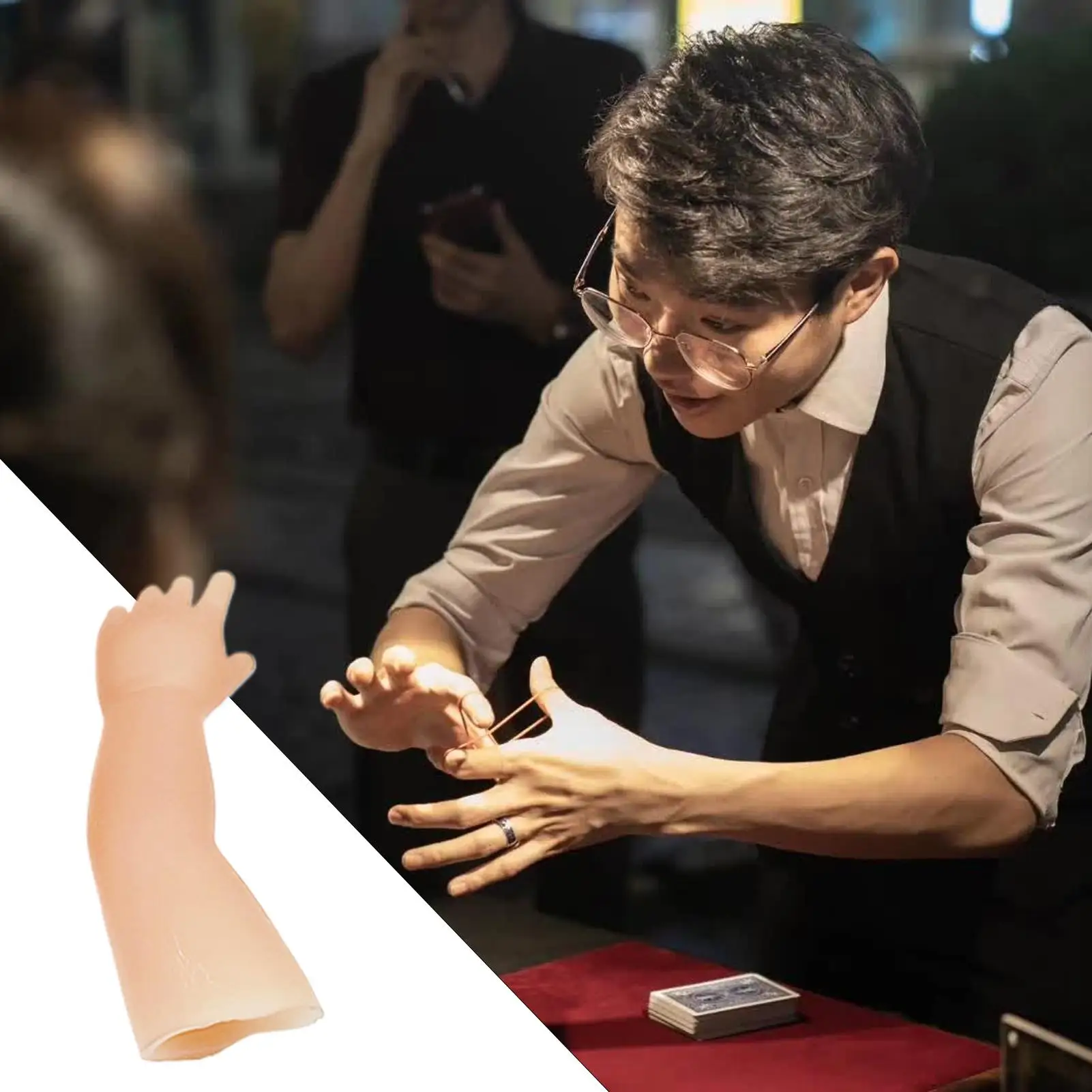 อุปกรณ์มายากลเล่นตลกมือเด็กเล็ก หายไป ปรากฏขึ้น สำหรับการแสดงระยะใกล้ เหมาะสำหรับนักมายากลเริ่มต้นและมีประสบการณ์