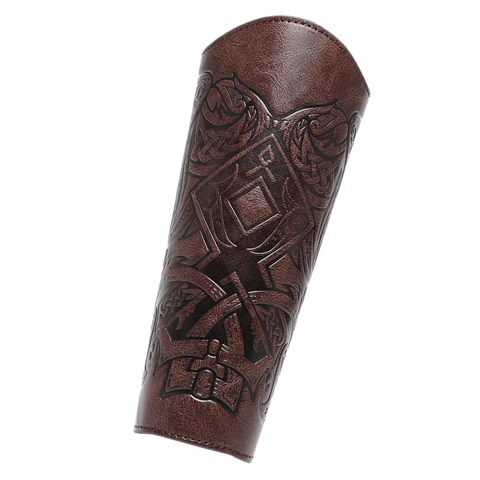 ปลอกแขนปรับได้ หนัง PU สายรัดข้อมือสำหรับงานแฟนซี สไตล์ยุคกลาง สำหรับเต้นไลน์แดนซ์ ฮาโลวีน คอสเพลย์