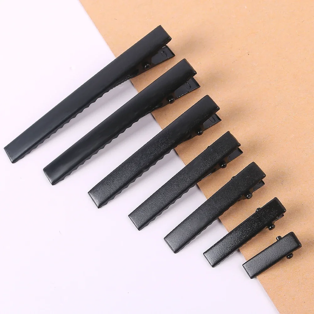 Single Prong Alligator Hair Clips Duckbill Hair Clip For Jewelry Making Hairpins Base Makeup Clips Hairpin Findings Accessories