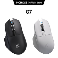 MCHOSE G7 Pro Mouse Lightweight Ergonomic Wireless Gaming Office Mouse PAW3395 55g 800mAh 2.4GHz RF/BT/Wired Tri-Mode Mouse