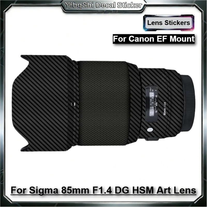Adesivo Protetor de Lente Anti-Risco para Lente Sigma 85mm F1.4 DG HSM Art para Montagem Canon EF