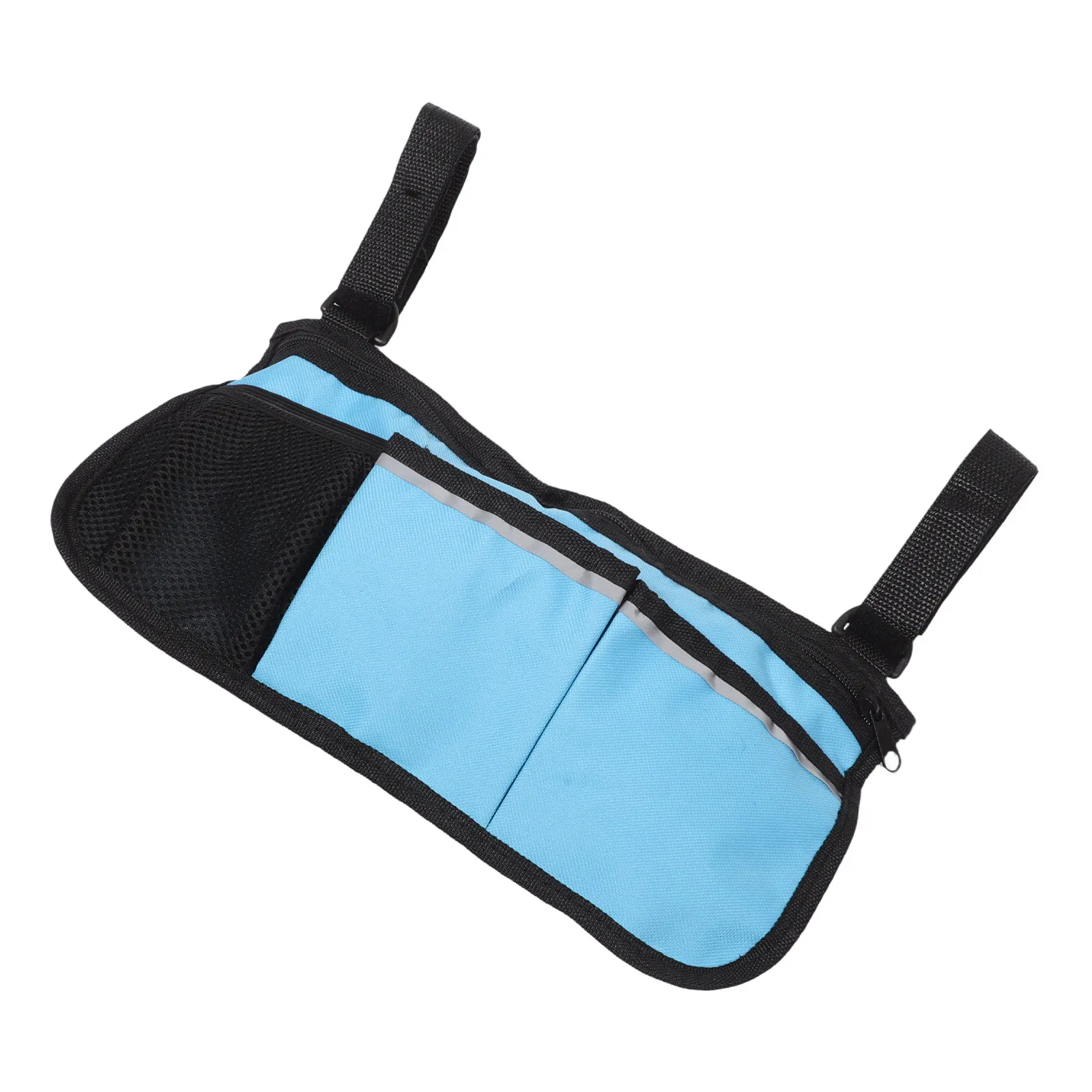 

Wheelchair Side Organizer Pouch Adjustable Armrest Storage Bag for Wheelchairs Office Chairs Folding Walkers Easy Attach Buckle