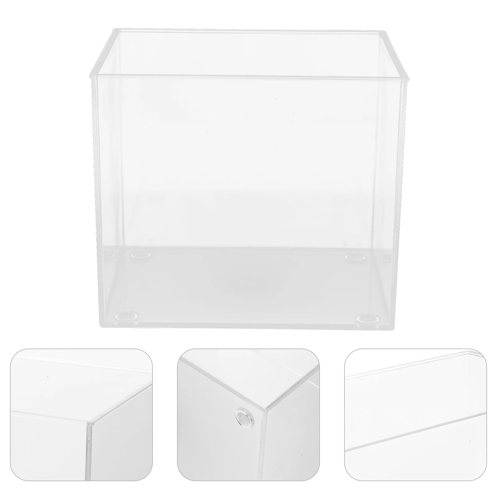 

Mini Fish Tank Small Aquarium Tanks for Betta Household Multifunctional Large Container Home Desktop Portable
