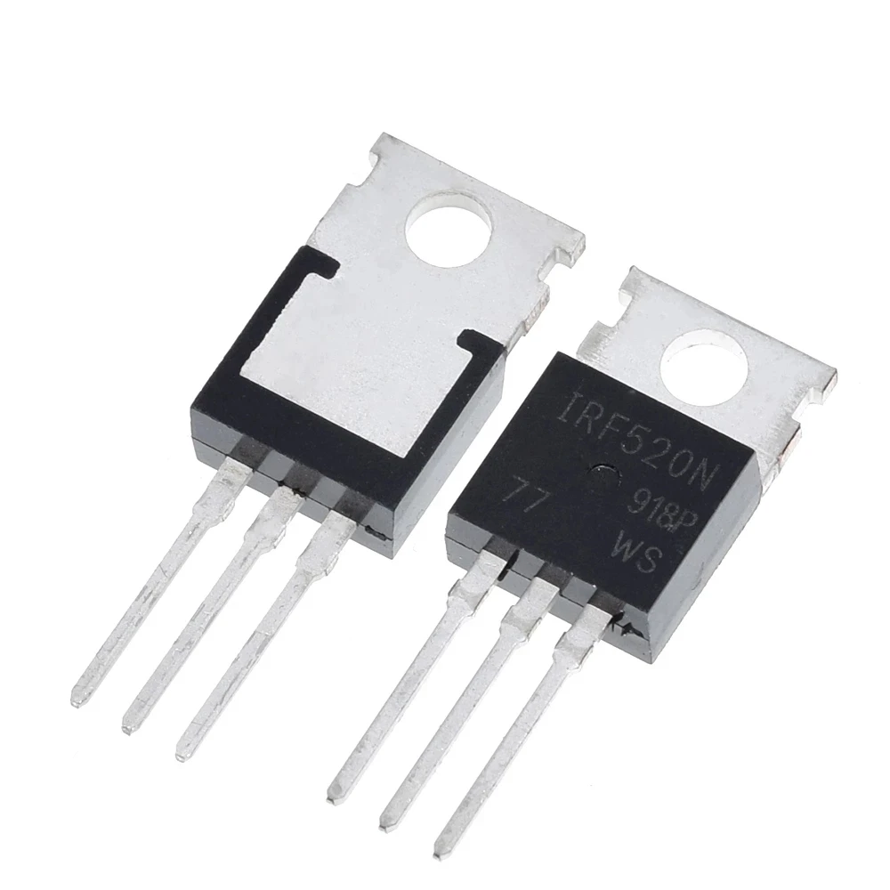 10PCS/LOT IRF520 IRF520N TO-220 N-Channel IR Power MOSFET New original