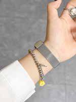 Stainless Steel Straps for mi band 10 miband 10 nfc Watch accessories magnetic belt correa bracelet for Xiaomi mi band 10 bands