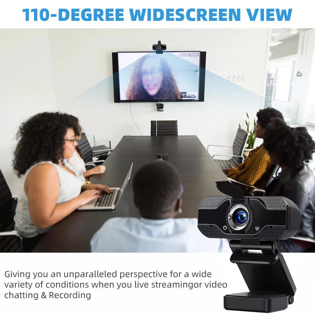 Webcam Full HD 2 Million HD Image Sensor Clear Video Desktops 1080P Webcam Web Cam Computer Camera USB Camera