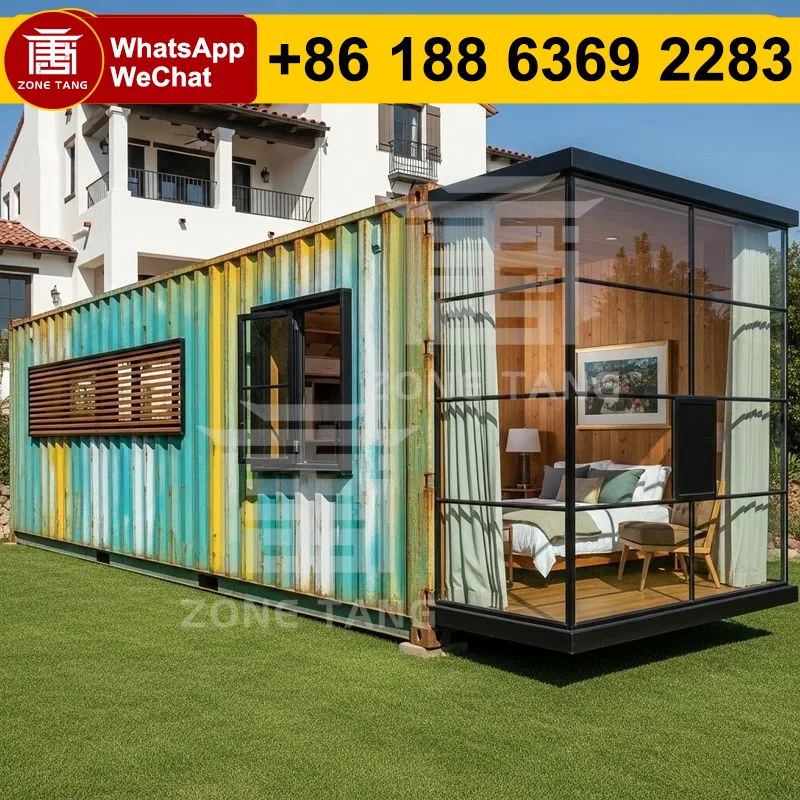 

Плоская упаковка для дома, двойные, широкие, изготовленные для дома, временные офисные сборные крошечные дома, контейнерные здания, настраиваемые сборные дома