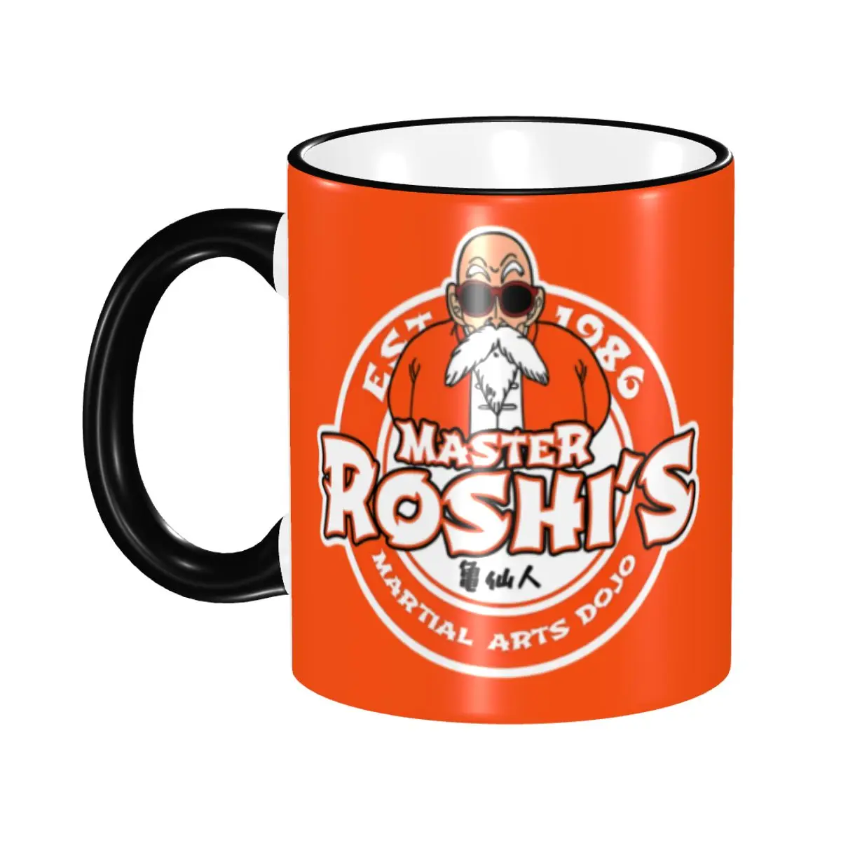 Personalisierte D-Dragon B-Ball Masters Roshis Kaffeetassen DIY Hip-Hop Coole Anime Keramiktasse Kreatives Geschenk