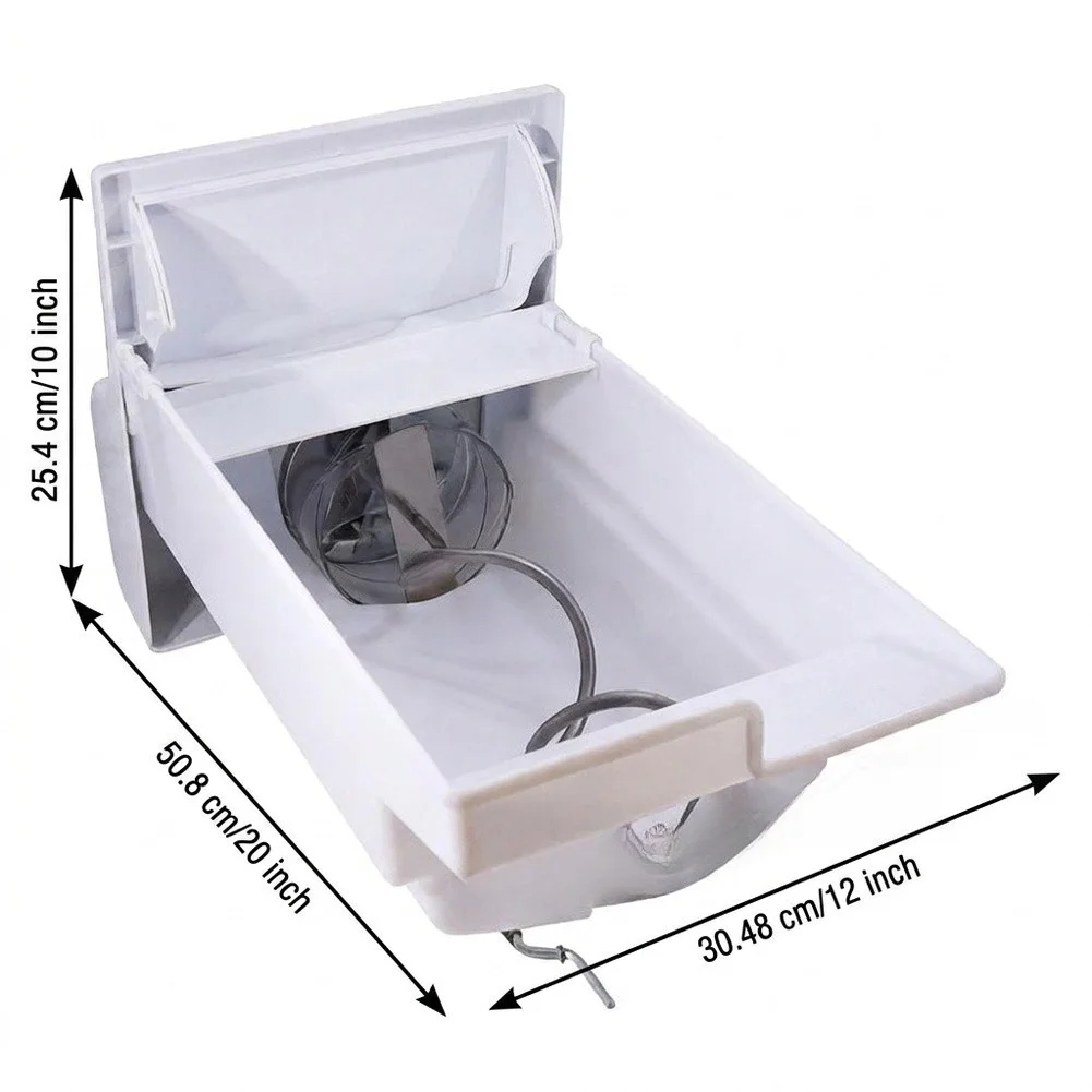 Ice Maker Tray Auger Assembly 241860803 Easy Installation Refrigerator Ice Bin Replacement Component For Household Dispenser
