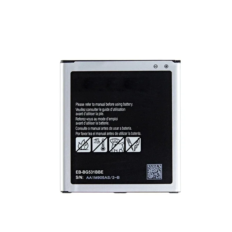 2PCS/LOT EB-BG531BBE EB-BG530CBE Battery 2600mAh for Samsung Galaxy Grand Prime J3 2016 J2 Prime G5308W G530 G531F