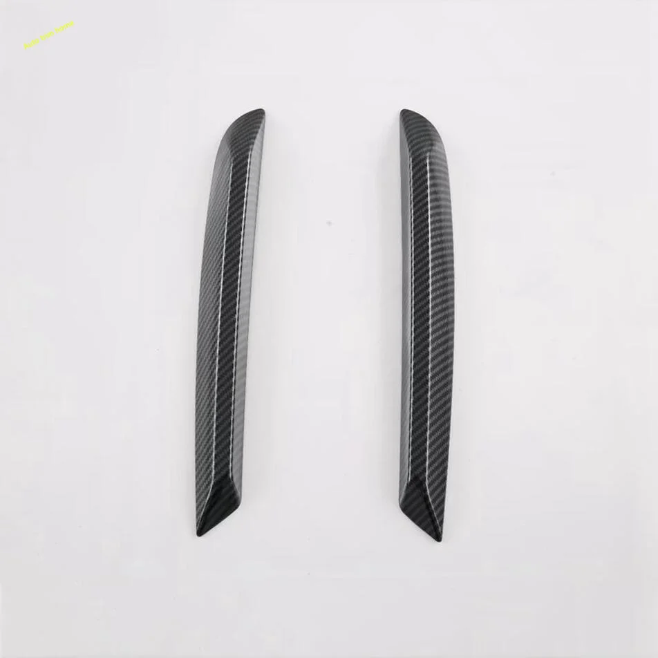 

ABS Front Fog Light Eyelid Decoration Cover Trim Strips StickersBumper Molding Guard For MG 4 EV 2023 2024 Car Accessories