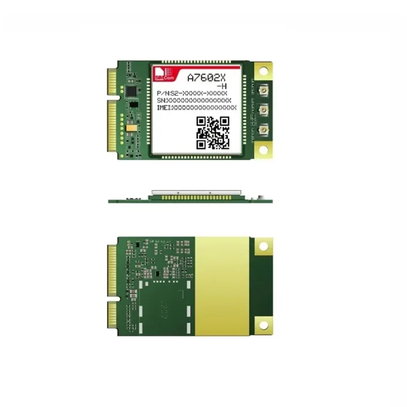 SIMCOM A7602SA-H Модуль 4G Cat1 MINIPCIE A7602SA-H-TABE-PCIEA (GPS) /A7602SA-H-LABD-PCIEA(БЕЗ GPS) LTE-TDD/LTE-FDD/HSPA+/GSM/GPRS
