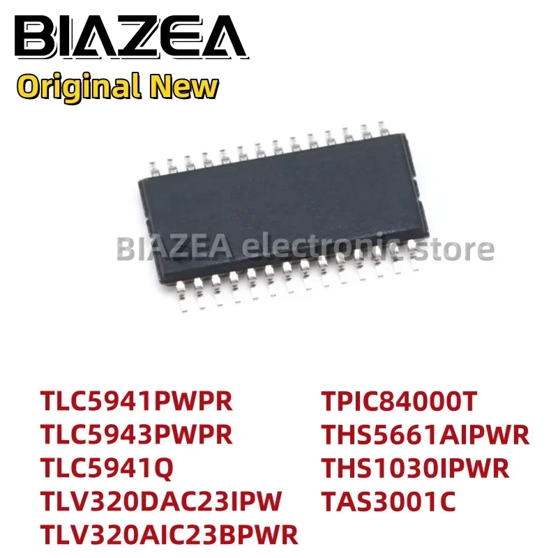 1piece TLC5941PWPR TLC5943PWPR TLC5941Q TLV320DAC23IPW TLV320AIC23BPWR TPIC84000T THS5661AIPWR THS1030IPWR TAS3001C TSSOP28