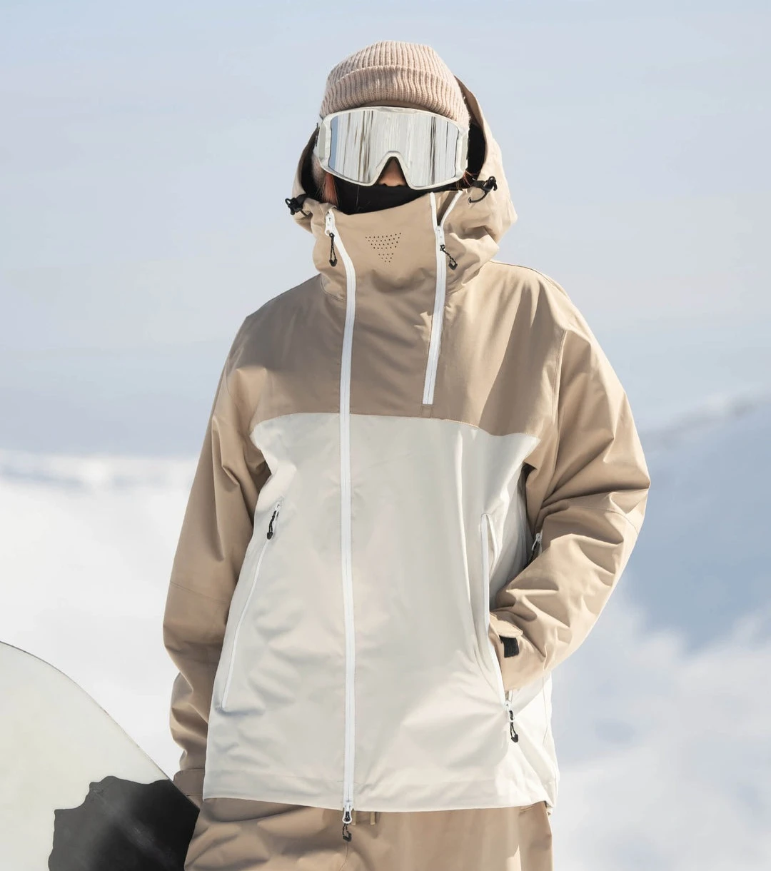 

Женская зимняя повседневная теплая свободная уличная лыжная куртка, мужская спортивная дышащая, ветрозащитная и водонепроницаемая лыжная куртка с капюшоном