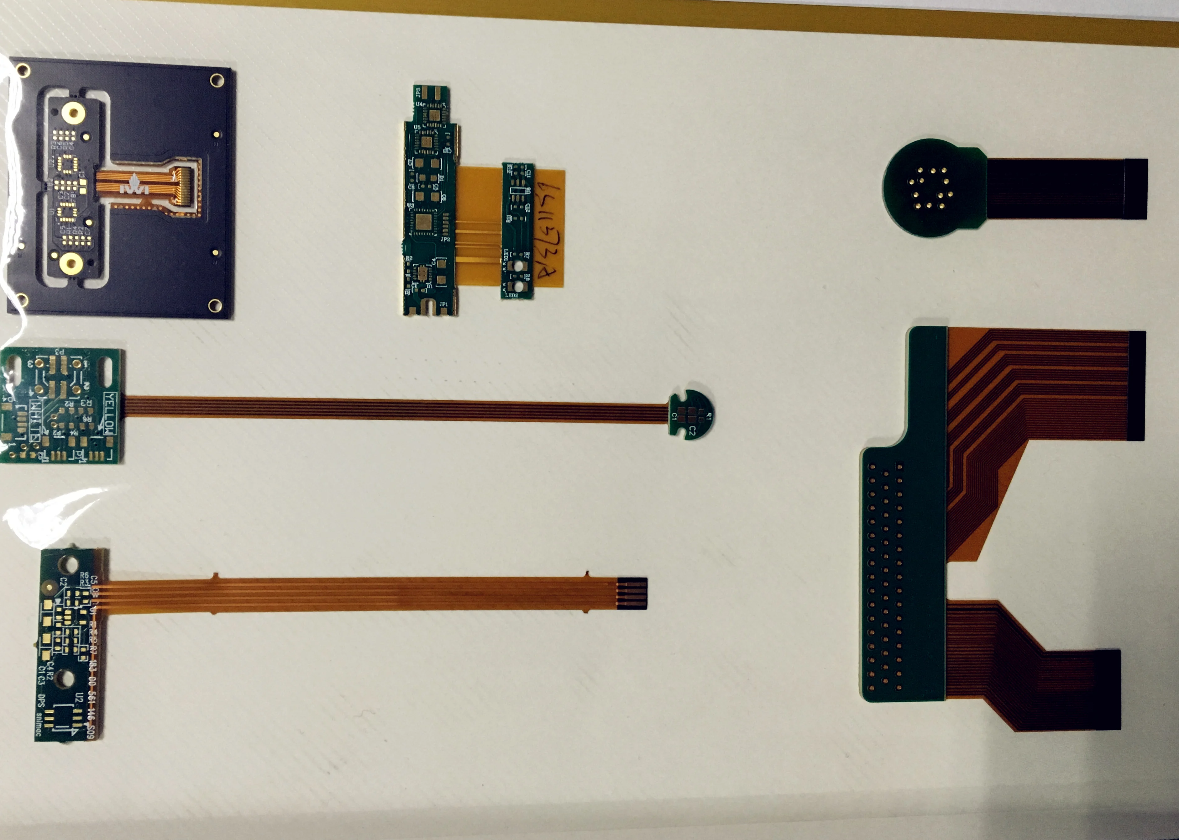 Rigid-Flex PCB FR4 Combine PI ENIG Surface Bend Rigid Mixed Board For 3D Assembly Electronic Module