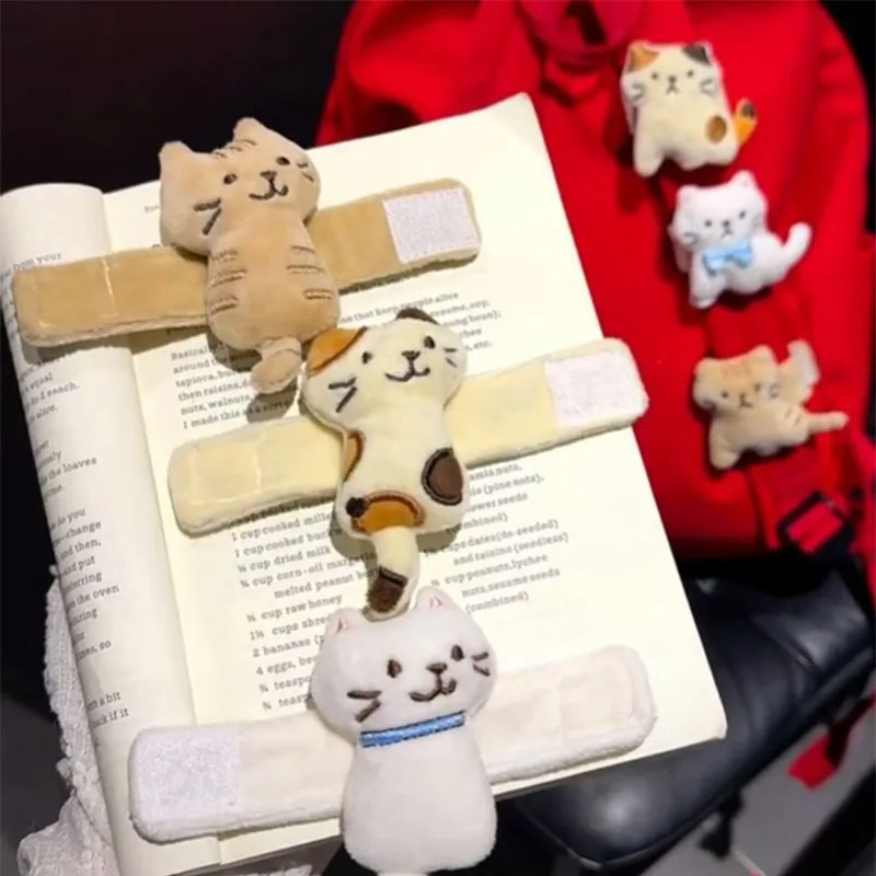 

Kawaii Kitten Plush Bag Pendant Mini Cat Plush Doll Cartoon Plush Doll Bag Charms Soft Animal Stuffed Student Gifts