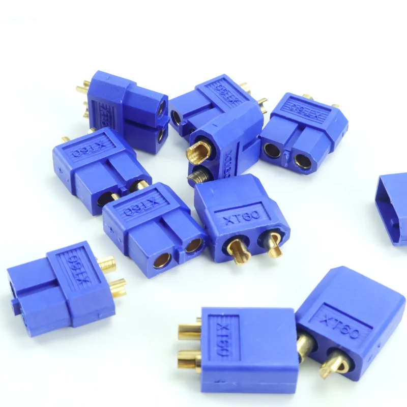 5 paar nieuwe XT60 blauwe plug en bullet connector terminals XT60 RC lithiumbatterij waterdichte elektrische connectoren draadklemmen