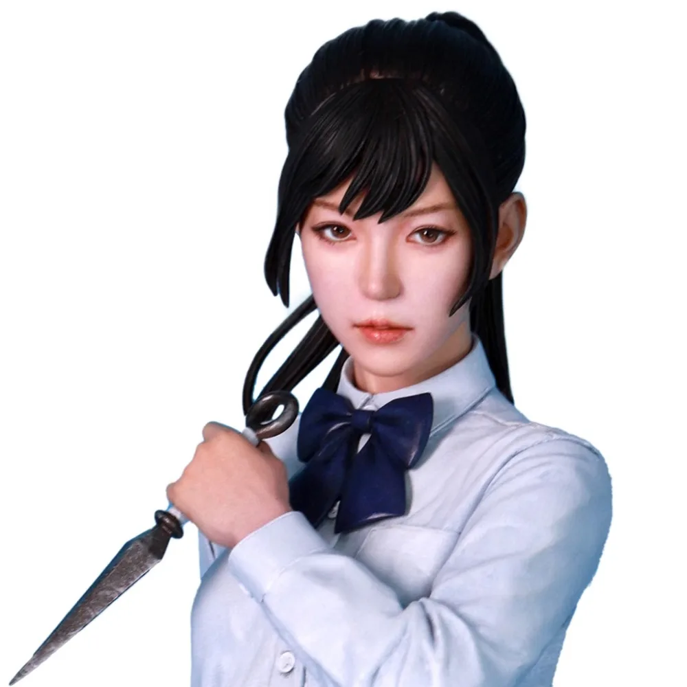 1/8 Scale Resin Figure Model Kit Miniature Toy Japanese Beauty JK Knife Uniform Version Unassembled and Unpainted Free Shipping