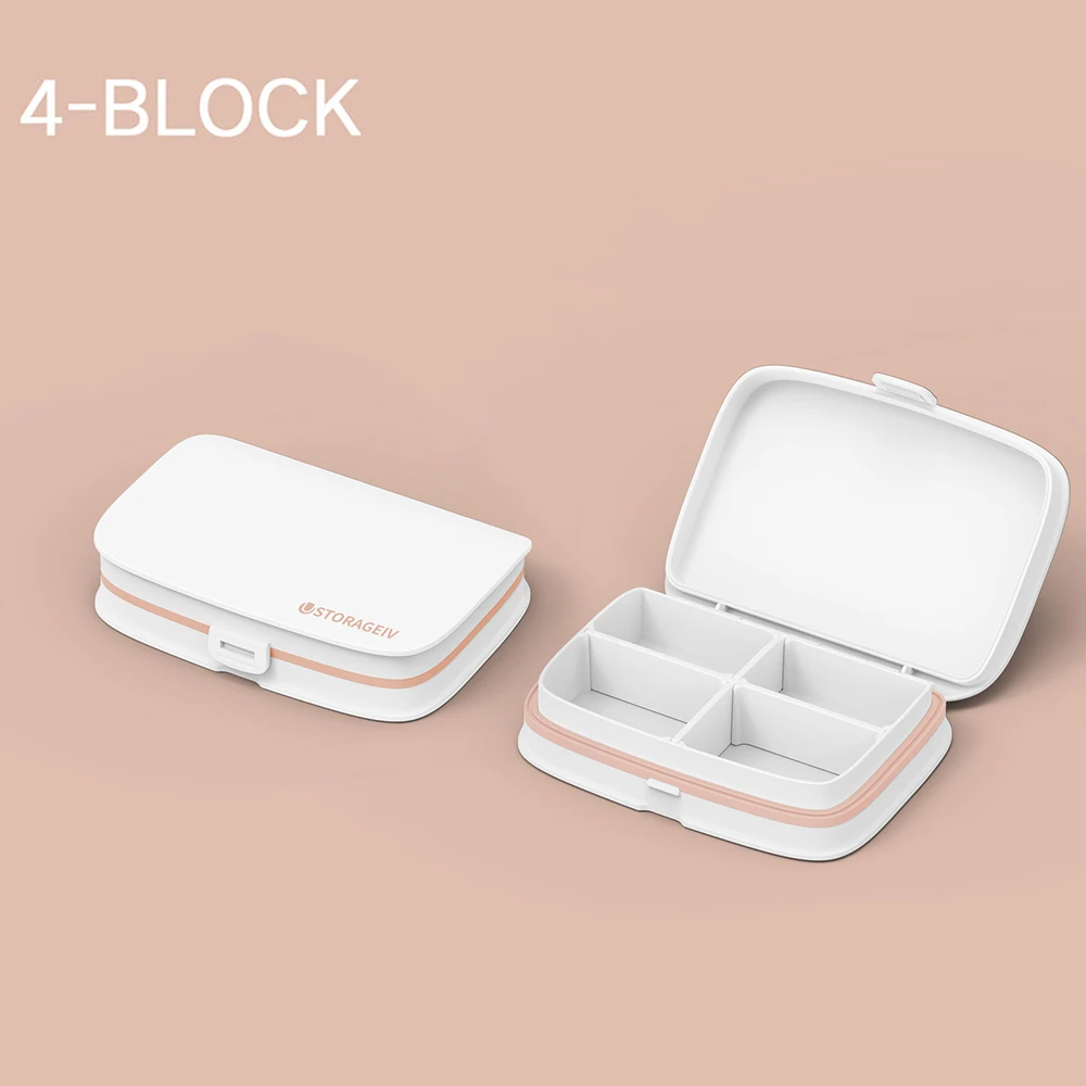 

Travel Weekly Pill Box 4/6 Grid Medicine Organizer Case Medicine Tablet Dispenser 7 day Pill Box Storage Box Pill Case