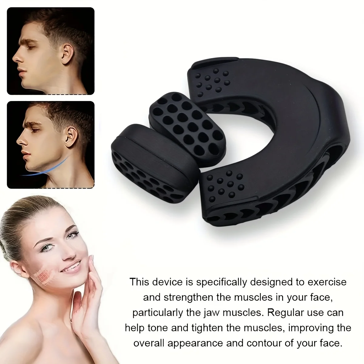 3Pcs/Set Jaw Exerci… - image